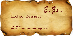 Eichel Zsanett névjegykártya
